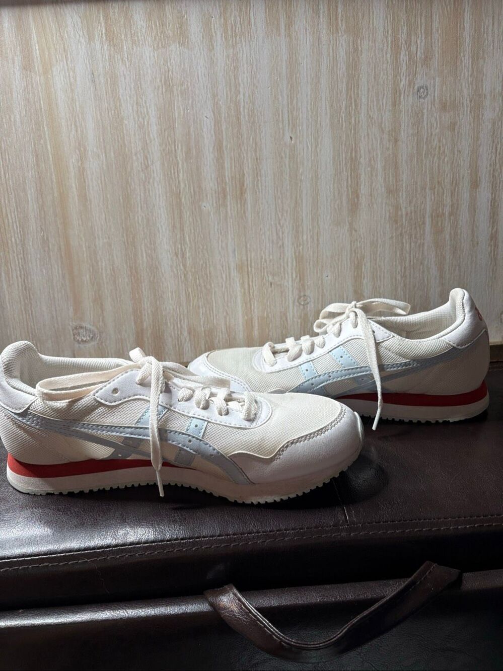 ASICS Tiger Runner "White Sky" Women's Low Top Sneakers Size 7 - Picture 9 of 14